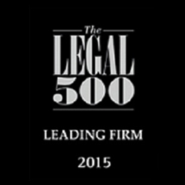 Legal 500 leading firm 2015